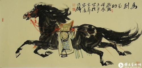 马到成功_近期新作_谭乃麟作品展_谭乃麟在线作品_谭乃麟官方网站