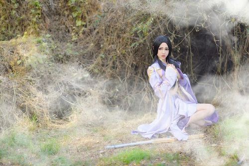 柔弱女子 露娜紫霞仙子 王者荣耀cosplay