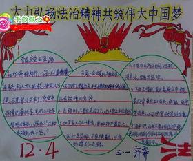图多字少的宪法手抄报 字少的安全手抄报