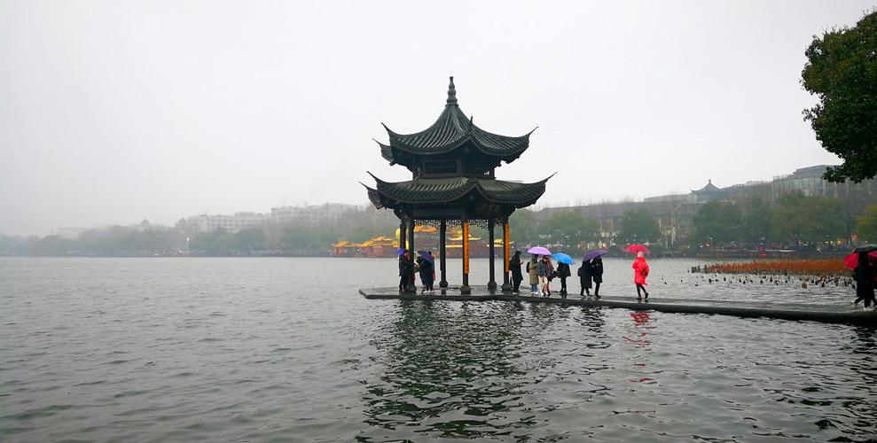 杭州集贤亭西湖十八景之一有西湖最美亭子之美誉