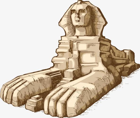 卡通狮身人面像