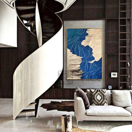 层叠之梦 现代艺术绘画北欧风格装饰画立体工艺画酒店