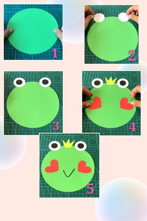 葫芦寺幼儿园手工《可爱的小青蛙》