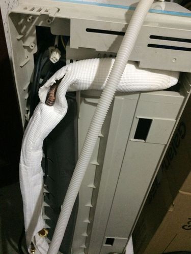空调内机拆的时候没注意把内机铜管弄弯得好严重 有人知道有救吗?