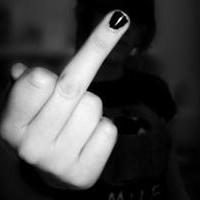 竖中指的qq头像 男生,女生竖中指的qq头像 鄙视你 fuck(2)