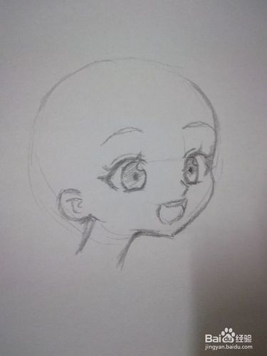 人物侧身简笔画素描