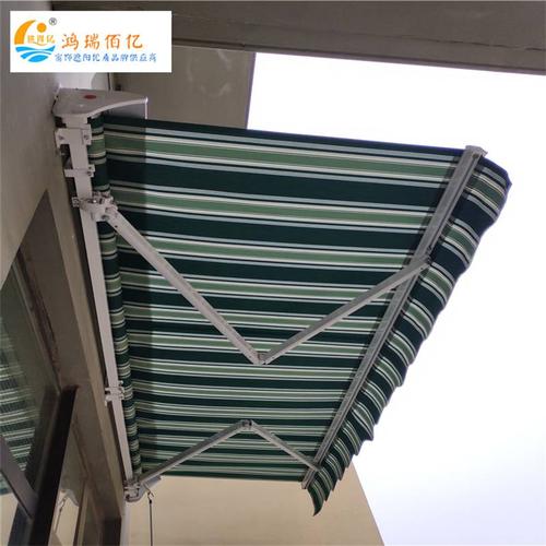 电动伸缩遮阳棚 雨棚 阳台 家用庭院 大型自动伸缩式遮阳蓬