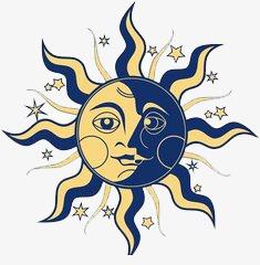 创意免扣透明渐变光效太阳光科技光元素