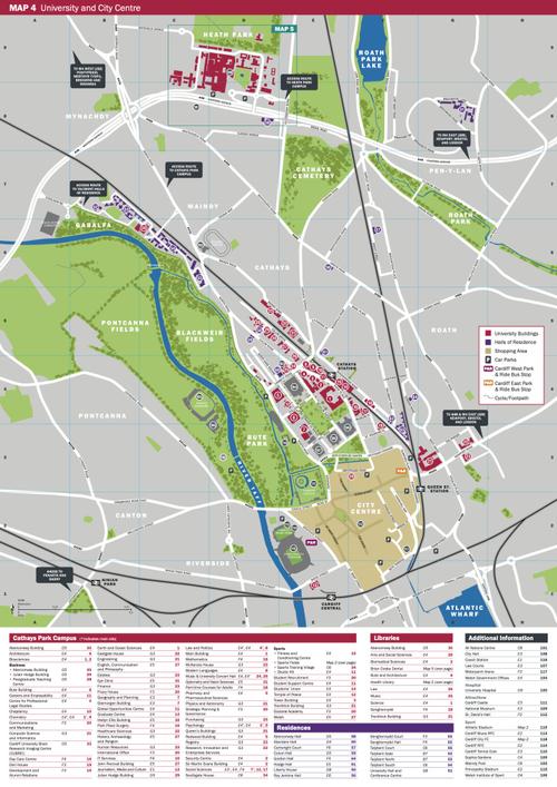 【英国院校指南】卡迪夫大学地图及专业详情