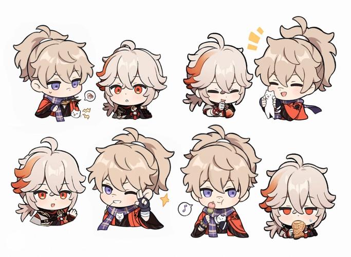 原神万叶挚友表情包