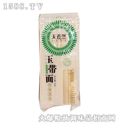 天麦然玉带面500g-五得利