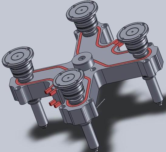 一出四针阀式热流道