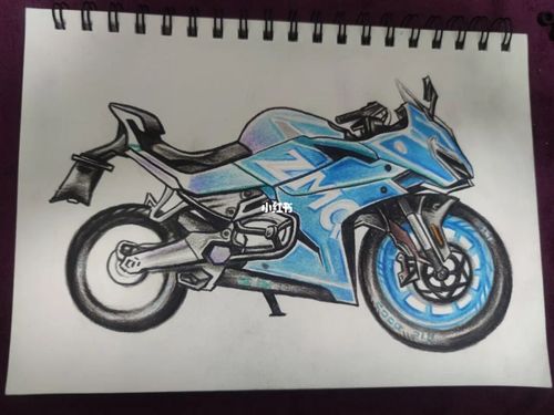 机车_机车_手绘_人文_绘画