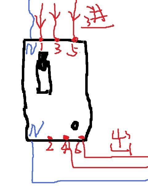 三相四线漏电断路器三相不平衡(用作两路单项,共用零线)会跳闸吗?