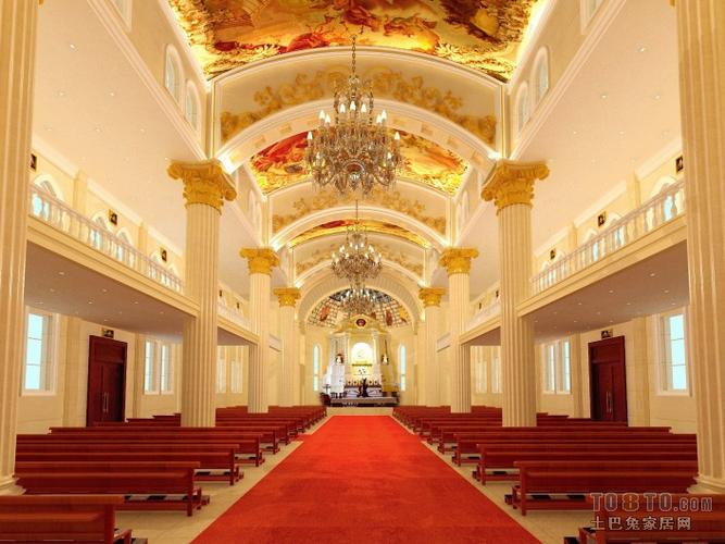基督教堂大厅装修效果图