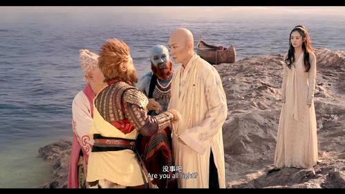 西游记女儿国:唐僧把赵丽颖带走,子民全部石化,太惨烈