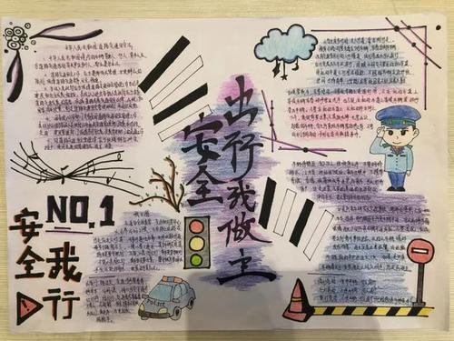 潍坊市中小学生交通安全手抄报大赛已启动(内附优秀作品展示)