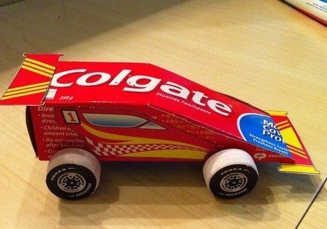 手工制作汽车玩具儿童节手工制作玩具汽车