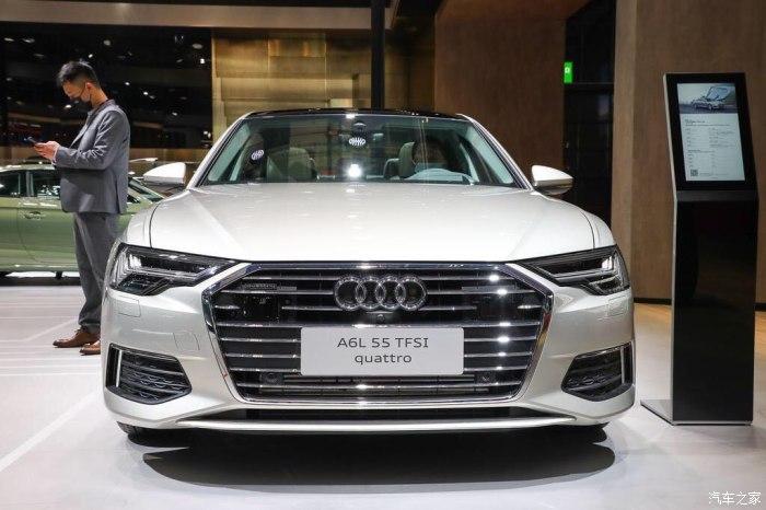 奥迪a6l亮相上海车展这个颜色更显高级