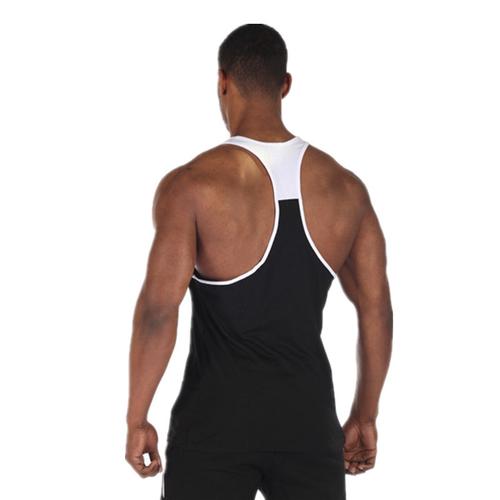 欧美宽松款健身背心男健美背心训练工字背心运动背男速卖通