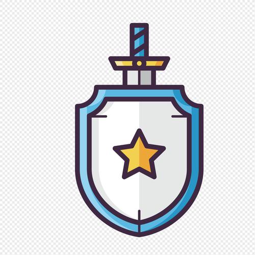 盾牌元素素材png格式_设计素材免费下载_vrf高清图片