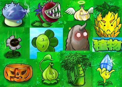 新版植物大战僵尸带贝贝草,石果子,万圣南瓜等新版植物与僵尸的下载