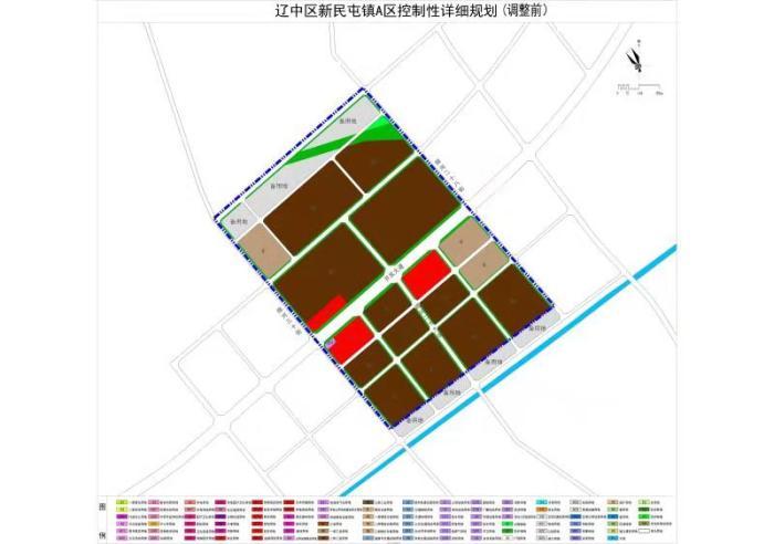 辽中区新民屯镇a区控制性详细规划规划调整批前公告