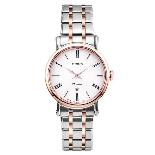 seiko精工新款优雅时尚超薄石英表女士手表 送礼