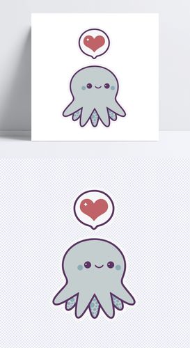 卡通可爱小章鱼