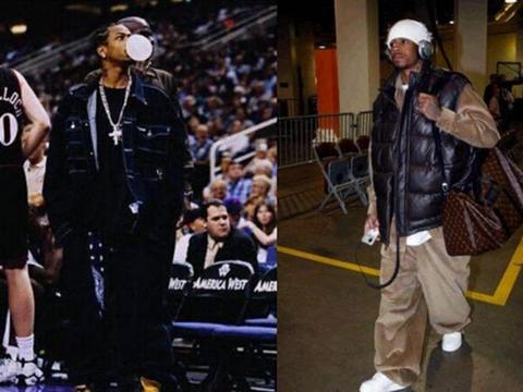 nba四大着装派系:艾弗森嘻哈科比商务,威少尼克扬风靡全球!