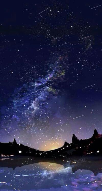 你"------宇宙星空星辰灿烂天空星云炫彩色彩彩虹手机超高清壁纸头像