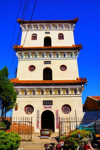 天津武清区黄花店玉皇阁-建筑系列-楼阁-宗教楼阁5