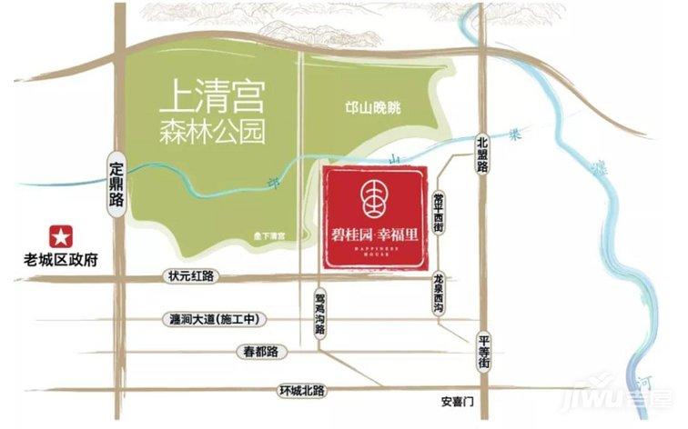碧桂园幸福里在哪-洛阳碧桂园幸福位置-电话