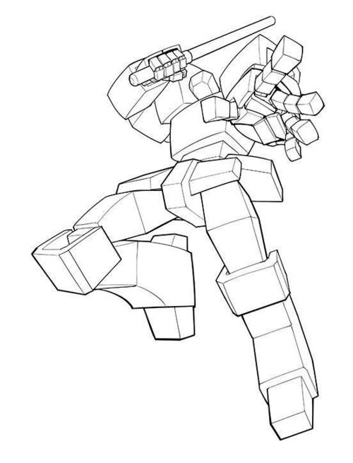 轻备学院:机器人画法教程,教你武装机器人怎么画?