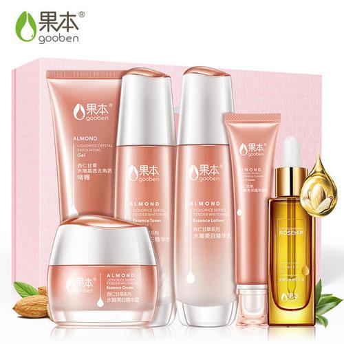 果本 杏仁甘草水嫩晶透优惠组合 补水美白 专柜正品 化妆品