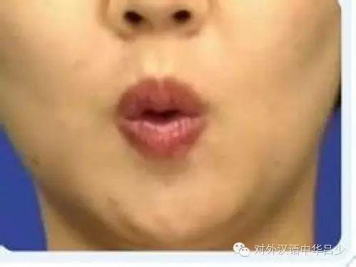 u(u):是舌面后高圆唇元音,  与英语长元音(u:)接近.