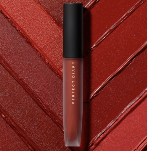 商品perfectdiary完美日记至臻柔色丝绒唇釉v01红梨天鹅绒25g