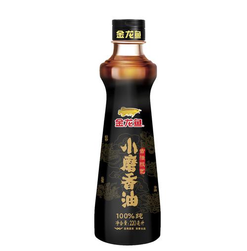 金龙鱼小磨香油芝麻油220ml4瓶纯正调味家用送礼香油