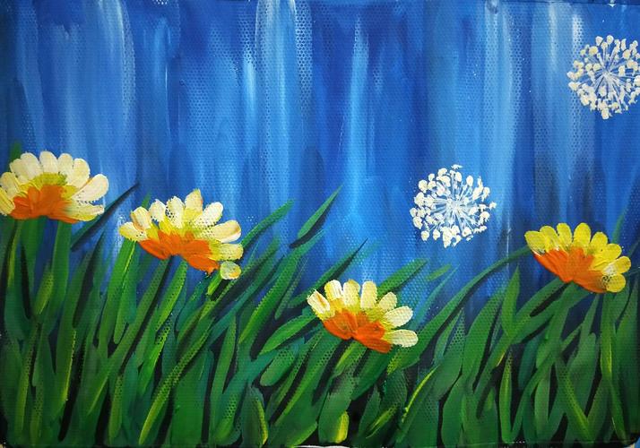 儿童水粉画及步骤图