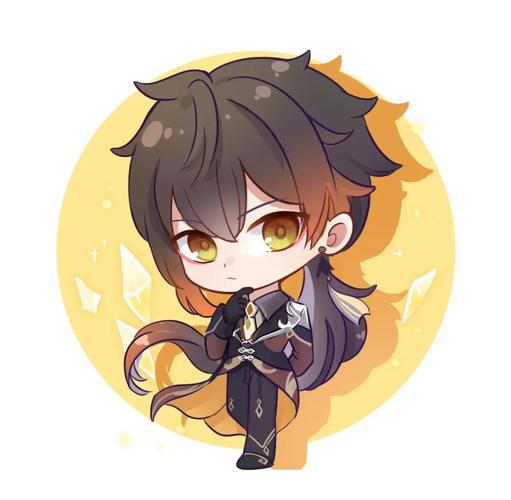 涂了这两只～好喜欢～帝君yyds～#原神  #原神钟离  #原神公子  #头像