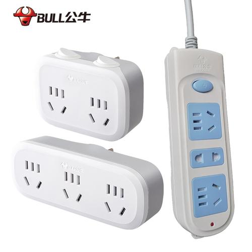 公牛插座一转多功能电源转换器插头正品插排插线板接线板家用拖板
