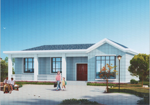 农村一层四间平房图片