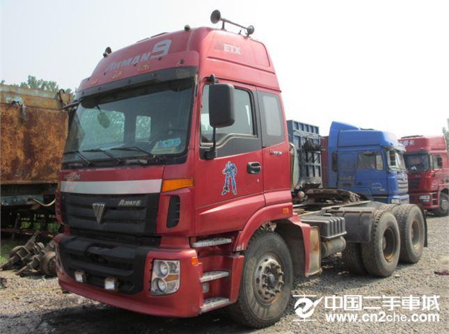 【济宁】福田 欧曼 二手牵引车,出售二手国三13年欧曼双驱半挂车380