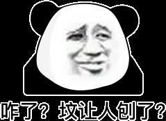 熊猫头表情包i脑瓜子嗡嗡的