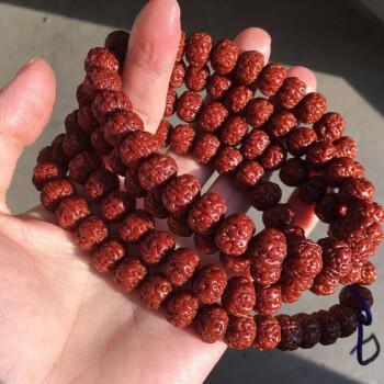 红漫玉化包浆小金刚菩提手串108颗手串男金刚菩提子文玩佛珠手链项链