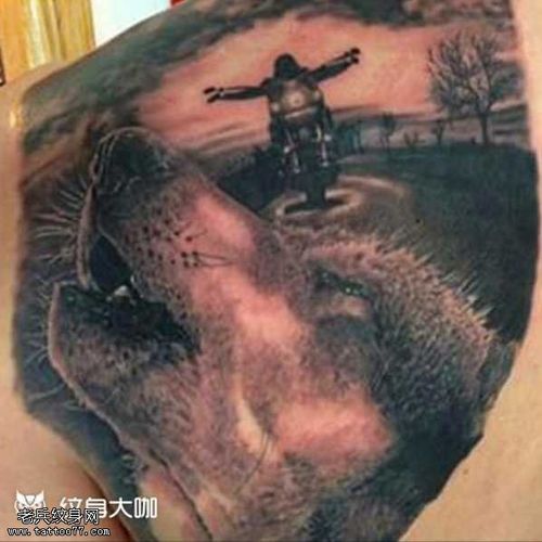 狼吼纹身