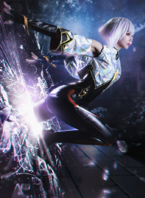 王者荣耀:东方镜上线没多久,就有人敢cos同款,看到成品爱了