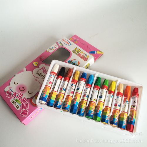 产品信息 名称: 油画棒 颜色:12种颜色 日韩文具  12色蜡笔 油画棒