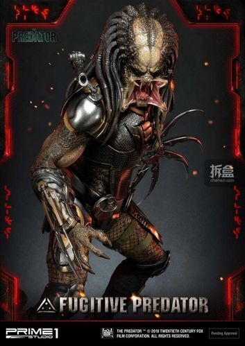 prime1studio2018新铁血战士fugitivepredator14雕像
