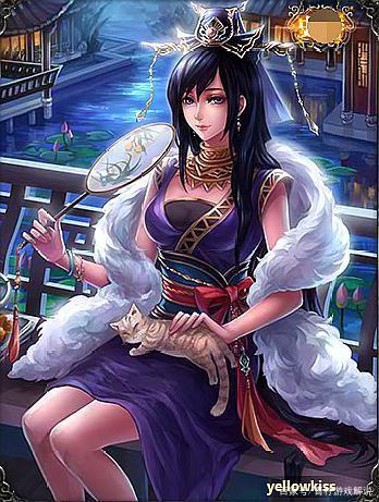 三国杀:十大美女武将排名,第一名实至名归,竟是她